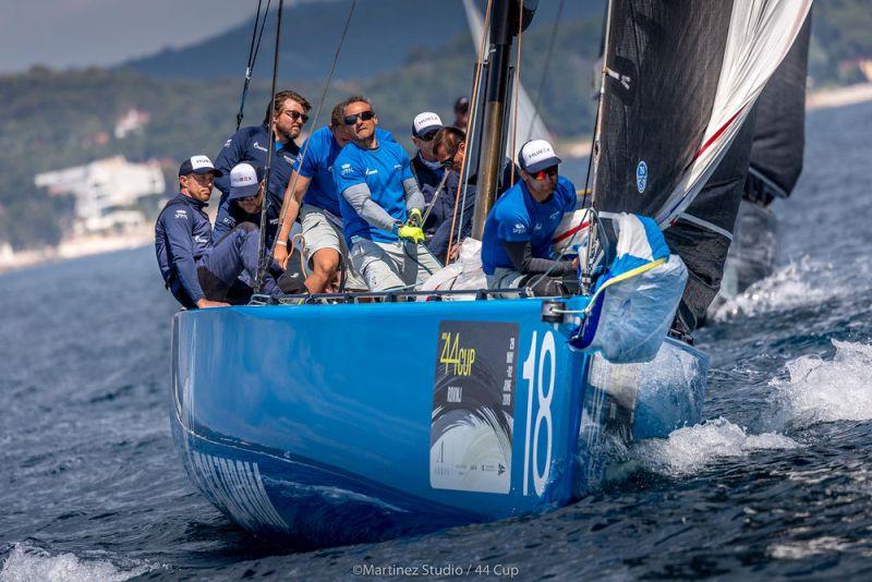 Today was bad for Russia with their three teams uncharacteristically at the bottom of the leaderboard at present - Day 2, Adris 44Cup Rovinj photo copyright MartinezStudio.es taken at  and featuring the RC44 class