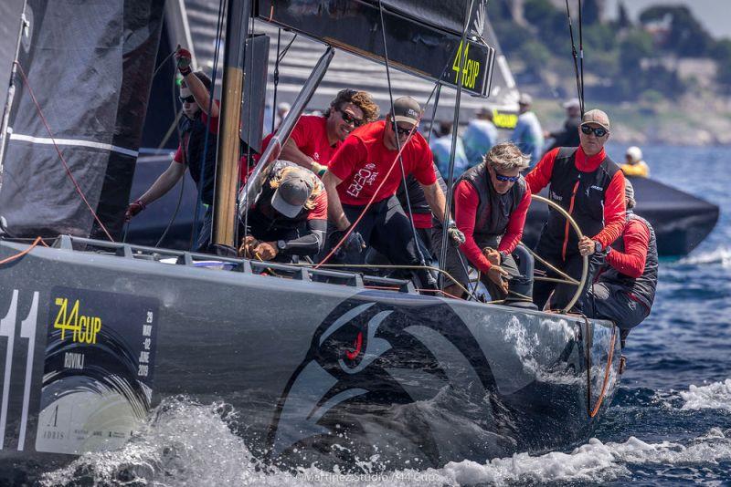 Team CEEREF's has their work cut out tomorrow but a five point deficit can be rectified - Adris 44Cup Rovinj, Day 3 photo copyright MartinezStudio.es taken at  and featuring the RC44 class
