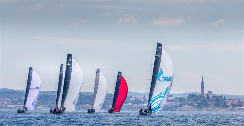 Racing has taken place with Rovinj's old town as the backdrop - Adris 44Cup Rovinj photo copyright Nico Martinez / www.MartinezStudio.es taken at  and featuring the RC44 class