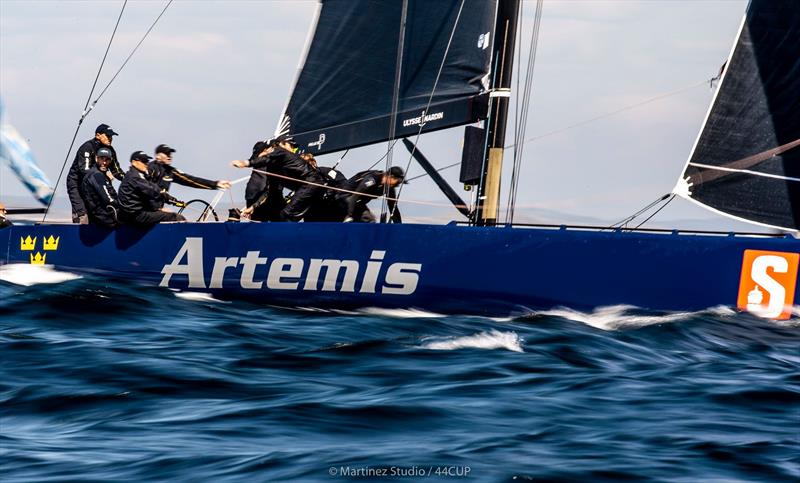 The local heroes - Torbjörn Törnqvist's Artemis Racing - 44Cup Marstrand World Championship 2019 photo copyright Pedro Martinez / Martinez Studio taken at  and featuring the RC44 class