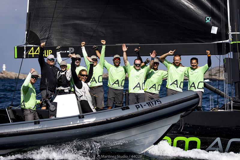 2019 44Cup Marstrand World Championship - Chris Bake's Team Aqua photo copyright Pedro Martinez / Martinez Studio taken at  and featuring the RC44 class