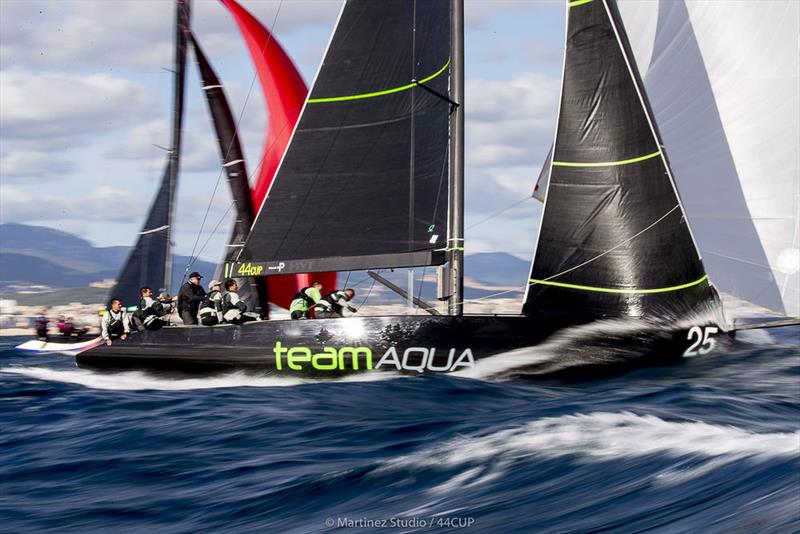 Team Aqua at pace - 2019 44Cup Palma - photo © Pedro Martinez / Martinez Studio