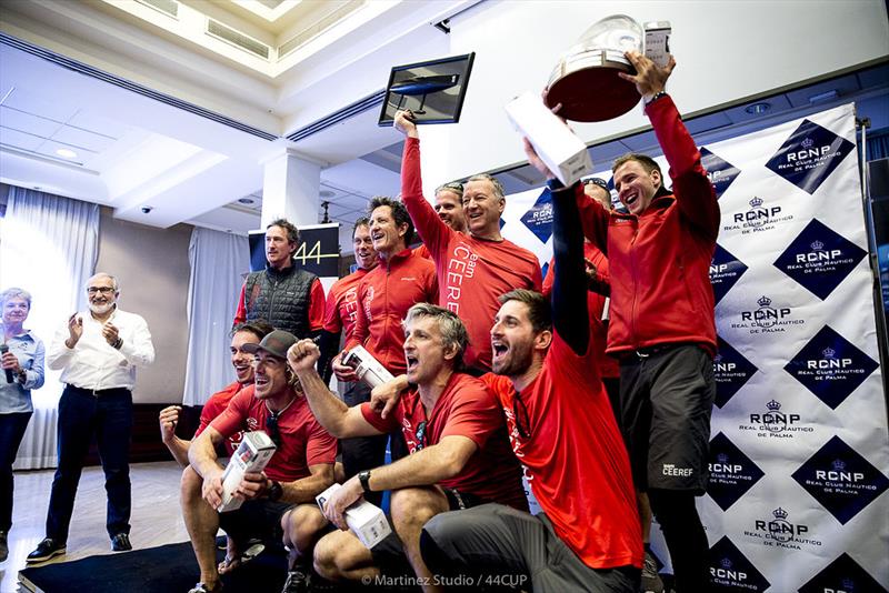 Victory in Palma and for the season overall for Team CEEREF - 2019 44Cup Palma photo copyright Pedro Martinez / Martinez Studio taken at  and featuring the RC44 class