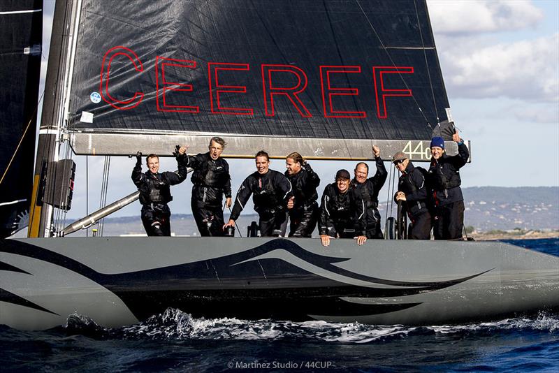 Victorious - Team CEEREF - 2019 44Cup Palma photo copyright Pedro Martinez / Martinez Studio taken at  and featuring the RC44 class