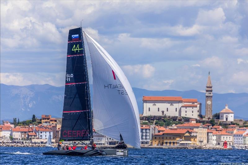 2021 44Cup Marstrand Day 3 photo copyright Pedro Martinez / Martinez Studio taken at  and featuring the RC44 class