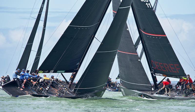 44Cup Cowes photo copyright Tom Hicks / www.solentaction.com taken at Royal Yacht Squadron and featuring the RC44 class