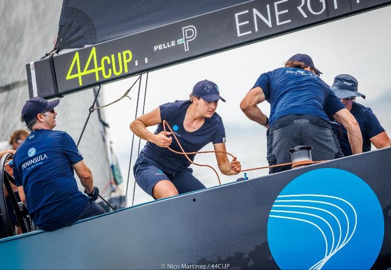 Peninsula Racing's Júlia Miñana is a former Optimist European Champion - 44Cup Oman photo copyright Martinez Studio taken at  and featuring the RC44 class