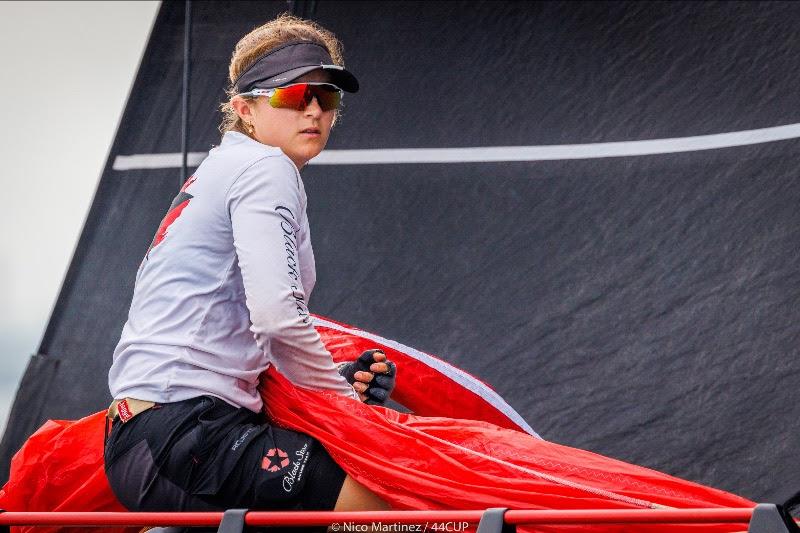 Celia Willison - from Kiwi Women's match racing champion to RC44 bow - 44Cup Oman photo copyright Martinez Studio taken at  and featuring the RC44 class