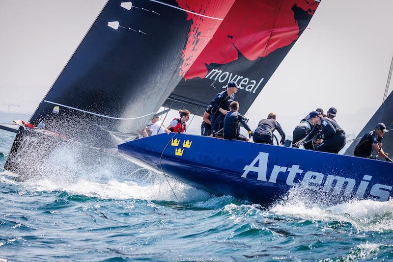 2023 44Cup Oman - Day 2 photo copyright Nico Martinez / MartinezStudio taken at  and featuring the RC44 class