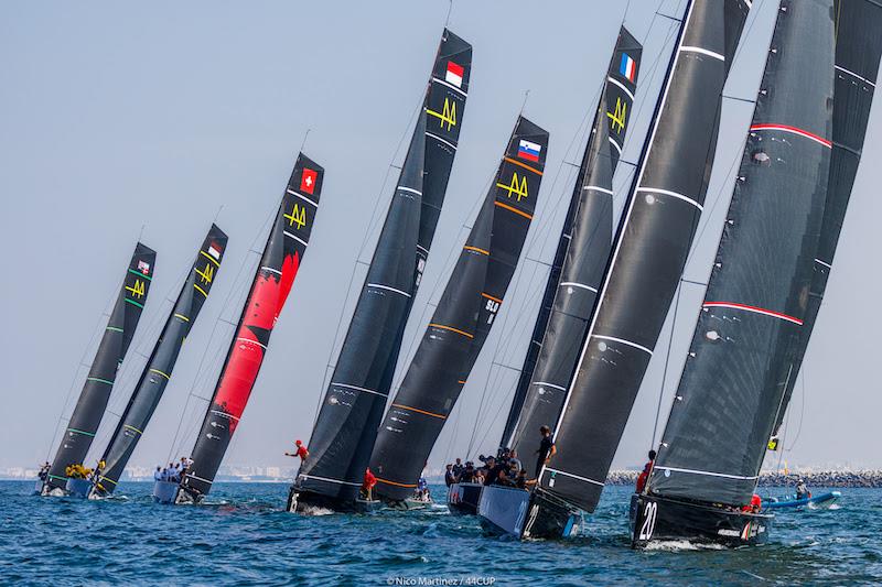 2023 44Cup Oman - Day 4 photo copyright Nico Martinez / MartinezStudio taken at Oman Sail and featuring the RC44 class