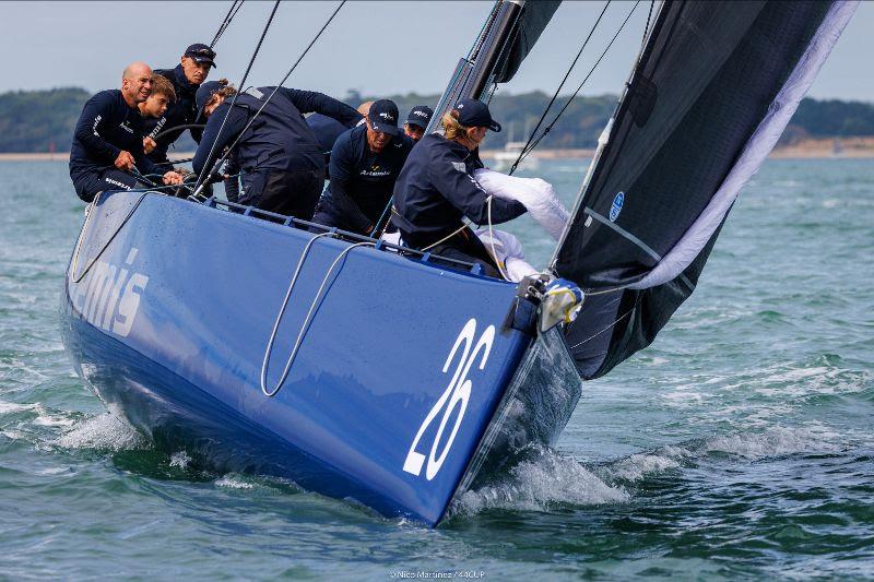 2023 44Cup Cowes World Championship - Day 2 photo copyright Nico Martinez taken at Royal Yacht Squadron and featuring the RC44 class