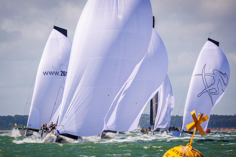 2023 44Cup Cowes World Championship Final Day photo copyright Nico Martinez / 44 CUP taken at Royal Yacht Squadron and featuring the RC44 class