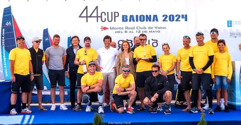 44Cup Baiona Prize Giving photo copyright Nico Martinez / 44Cup taken at Monte Real Club de Yates and featuring the RC44 class