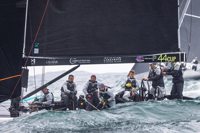 Lanzarote Calero Sailing Team continues their learning curve in testing conditions photo copyright Nico Martinez / 44Cup taken at  and featuring the RC44 class