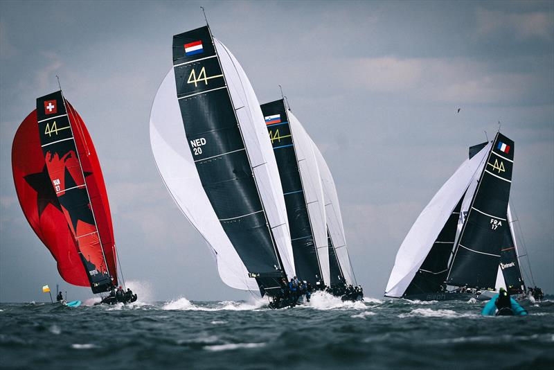 44Cup World Championship 2025 Day 2 photo copyright Sailing Energy taken at Jachtclub Scheveningen and featuring the RC44 class