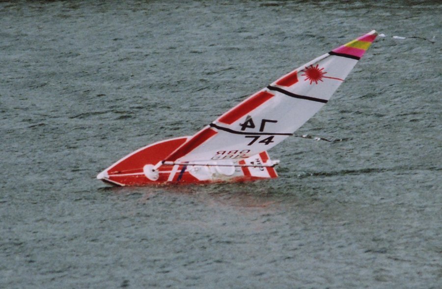 rc laser yacht