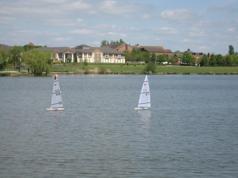 RC Laser TT round 3 at Two Islands, Milton Keynes photo copyright Dave Fowler taken at Two Islands Radio Yacht Club and featuring the RC Laser class