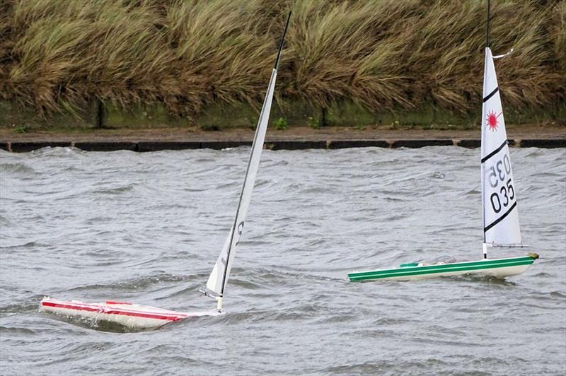 RC Laser Winter Series at Fleetwood week 1 photo copyright Ken Crabtree taken at Fleetwood Model Yacht Club and featuring the RC Laser class