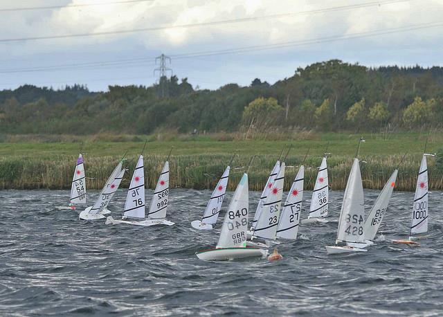 Port flyer during the RC Laser Nationals at Poole photo copyright Mike Millard taken at Poole Radio Yacht Club and featuring the RC Laser class