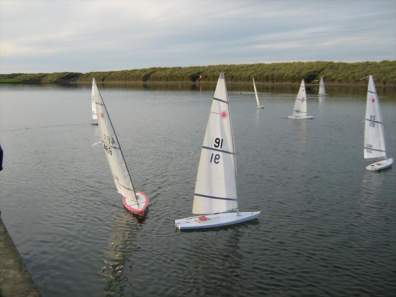 RC Lasers Autumn Series at Fleetwood day 3 photo copyright Tony Wilson taken at Fleetwood Model Yacht Club and featuring the RC Laser class