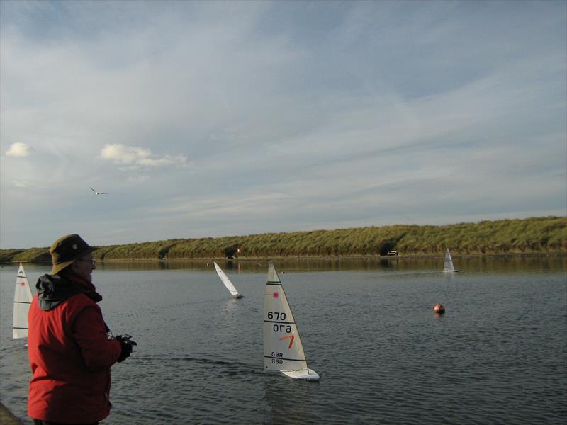 RC Lasers Autumn Series at Fleetwood day 3 photo copyright Tony Wilson taken at Fleetwood Model Yacht Club and featuring the RC Laser class