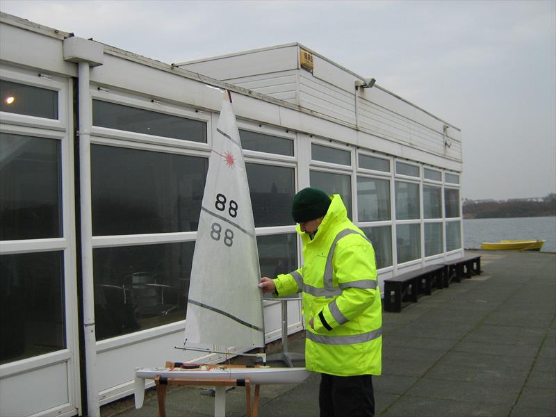 RC Laser and Df65 Spring Series day 2 at West Lancs photo copyright Tony Wilson taken at West Lancashire Yacht Club and featuring the RC Laser class