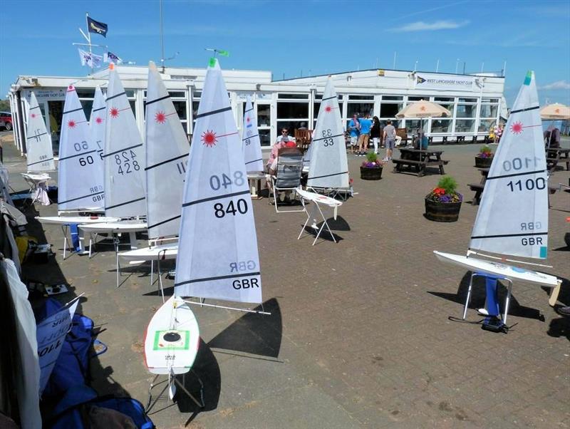 RC Laser National Championships at West Lancs photo copyright Dave Fowler taken at West Lancashire Yacht Club and featuring the RC Laser class