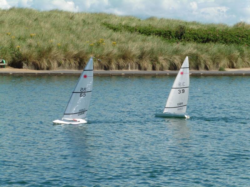 RC Laser Northern Summer Series and TT at Fleetwood photo copyright Peter Isles taken at Fleetwood Model Yacht Club and featuring the RC Laser class