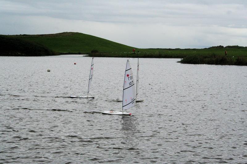 RC Laser Travellers at Ayr Bay photo copyright Dave Fowler taken at  and featuring the RC Laser class