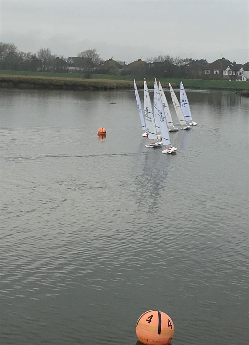 Medway RC Laser Winter Series day 12 photo copyright Jamie Blair taken at Medway Yacht Club and featuring the RC Laser class