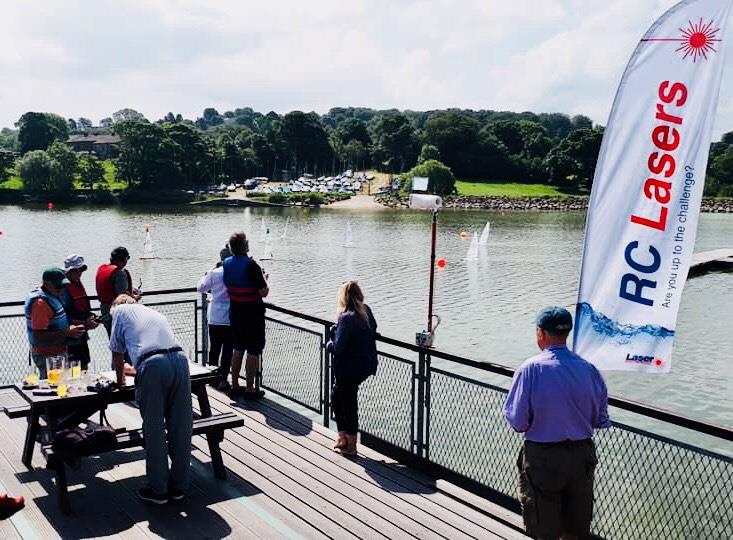 RC Laser Northern Area Championship at Burwain photo copyright Susan Sharman taken at Burwain Sailing Club and featuring the RC Laser class