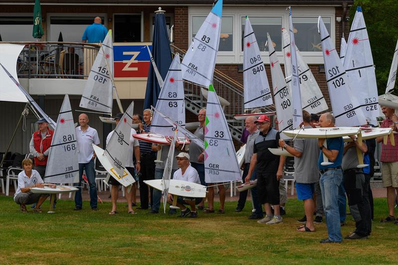 RC Laser European Championship at Bad Zwischenahn, Northern Germany photo copyright Geoff Curtis taken at  and featuring the RC Laser class