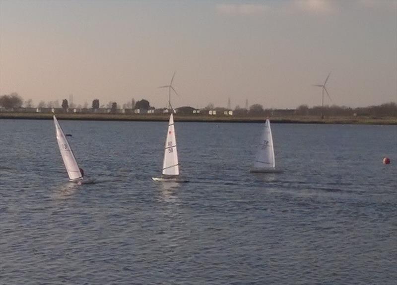 Medway RC Laser Winter Series round 7 photo copyright Jamie Blair taken at Medway Yacht Club and featuring the RC Laser class