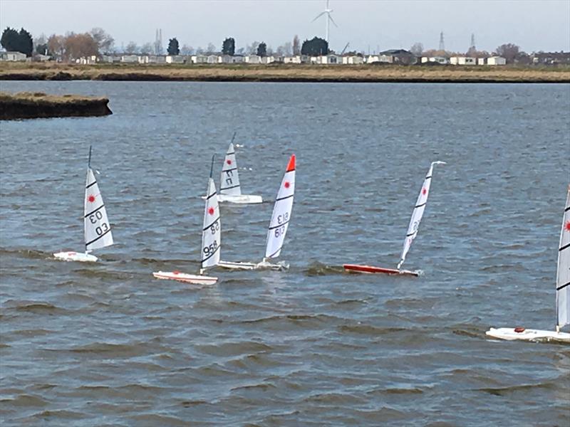 Medway RC Laser Winter Series round 11 photo copyright MYC taken at Medway Yacht Club and featuring the RC Laser class