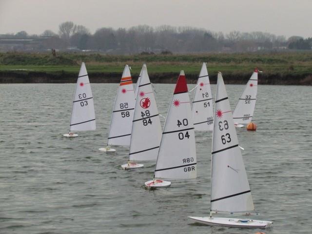 RC Laser Winter Series event 4 at Medway photo copyright Tim Townsend taken at Medway Yacht Club and featuring the RC Laser class