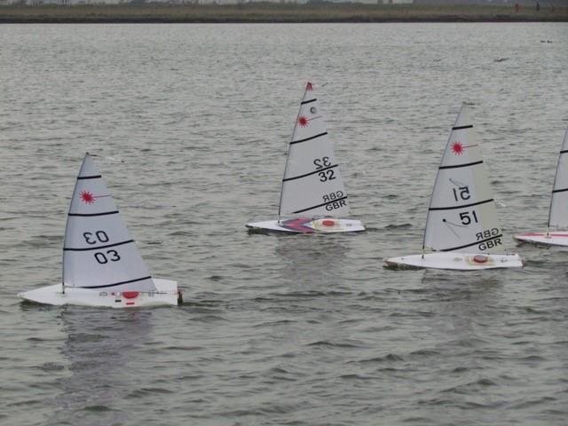 RC Laser Winter Series event 4 at Medway - photo © Tim Townsend