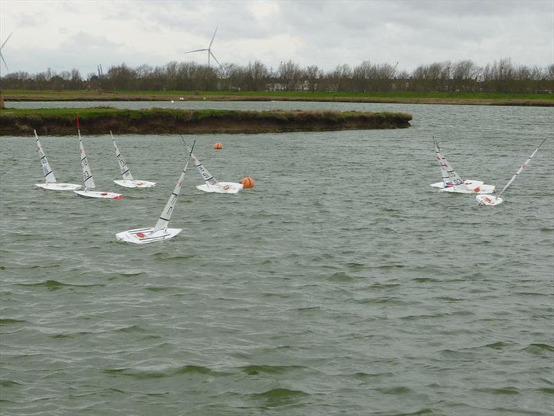 RC Laser Winter Series event 9 at Medway photo copyright Jamie Blair taken at  and featuring the RC Laser class