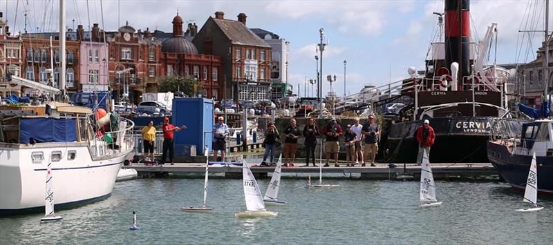 RC Laser racing at Royal Temple Yacht Club - photo © Chris Cox