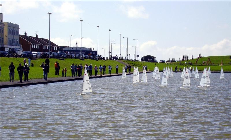 RC Laser National Travellers Trophy Event at Fleetwood photo copyright Colin Hartley taken at Fleetwood Model Yacht Club and featuring the RC Laser class