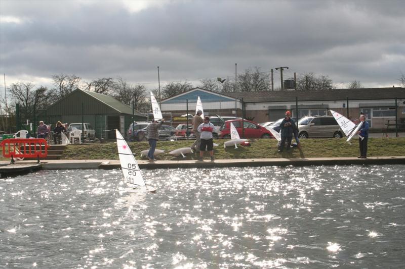 RC Lasers at Kingsmill photo copyright Dave Fowler taken at Kingsmill Model Boat Club and featuring the RC Laser class