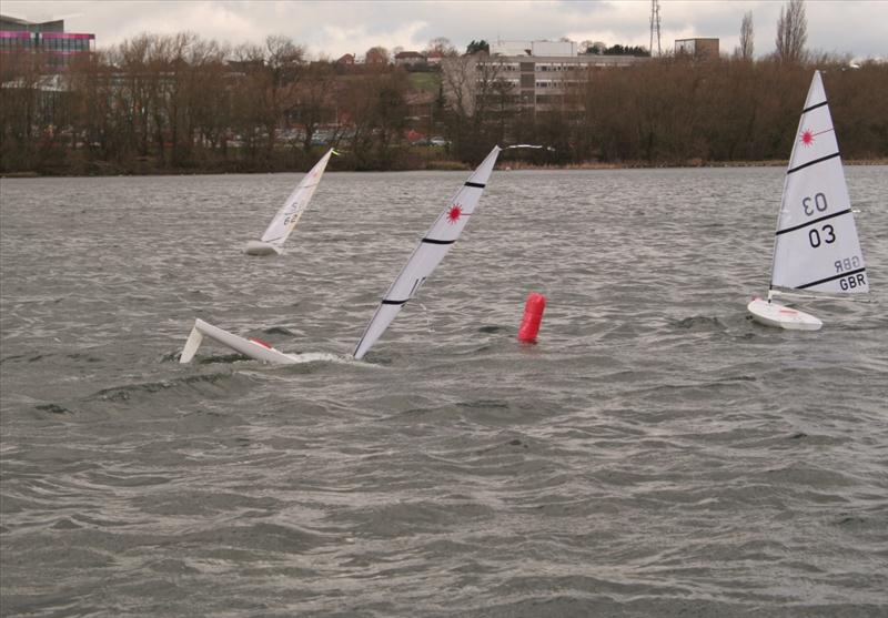 RC Lasers at Kingsmill photo copyright Dave Fowler taken at Kingsmill Model Boat Club and featuring the RC Laser class