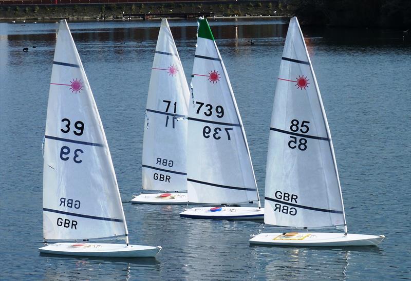 West Lancs RC Laser Northern Series round 2 photo copyright www.rclasers.com taken at West Lancashire Yacht Club and featuring the RC Laser class