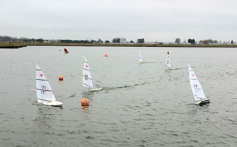 Medway RC Laser Winter Series Round 5 photo copyright Jamie Blair taken at  and featuring the RC Laser class