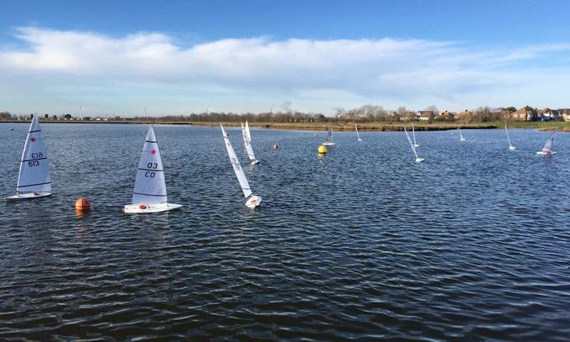 Medway RC Laser Winter Series round 9 photo copyright Jamie Blair taken at  and featuring the RC Laser class