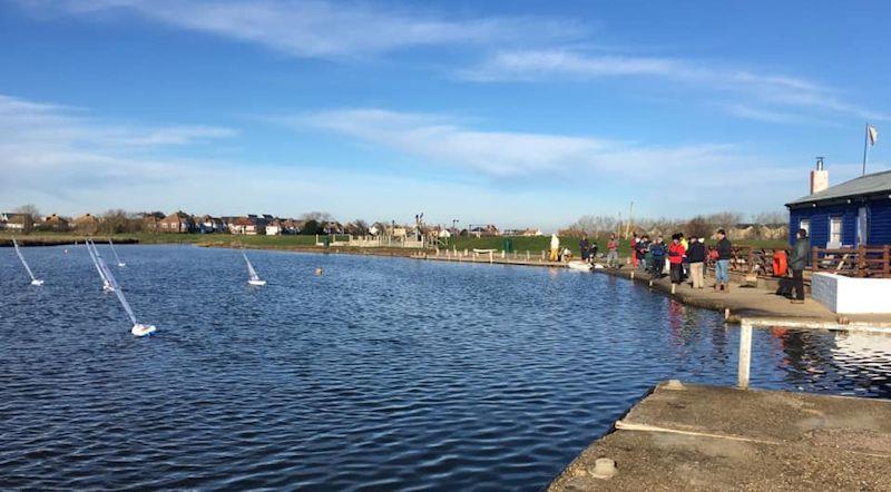 Medway RC Laser Winter Series round 9 photo copyright Jamie Blair taken at  and featuring the RC Laser class