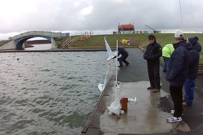 Fleetwood RC Laser Winter Series round 3 photo copyright Tony Wilson taken at Fleetwood Model Yacht Club and featuring the RC Laser class