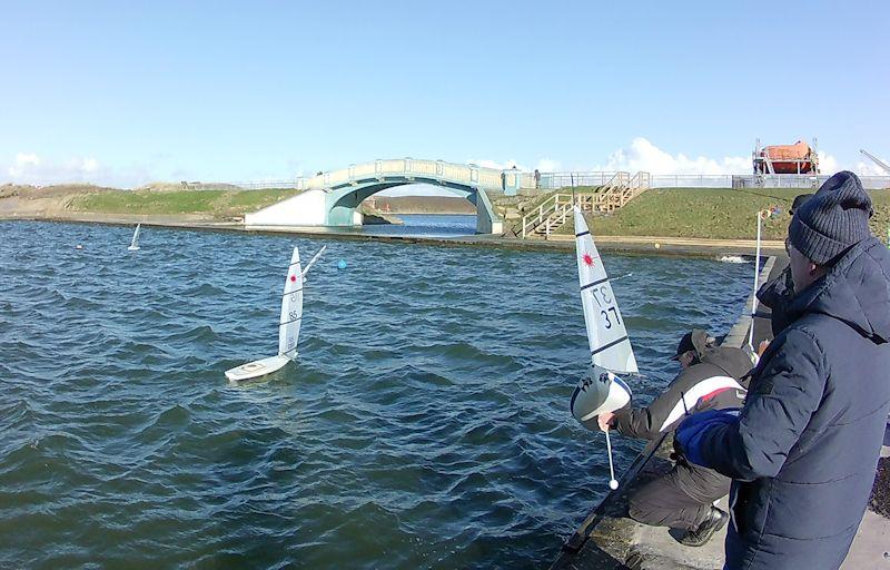 Fleetwood RC Laser Winter Series round 3 photo copyright Tony Wilson taken at Fleetwood Model Yacht Club and featuring the RC Laser class