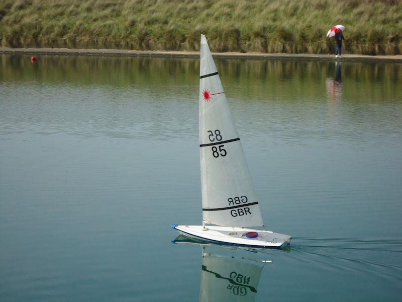 Radio controlled Laser model photo copyright Tony Wilson taken at Fleetwood Model Yacht Club and featuring the RC Laser class
