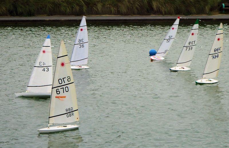 RC Laser racing in Bart's Bash at Fleetwood photo copyright Tony Wilson taken at Fleetwood Model Yacht Club and featuring the RC Laser class