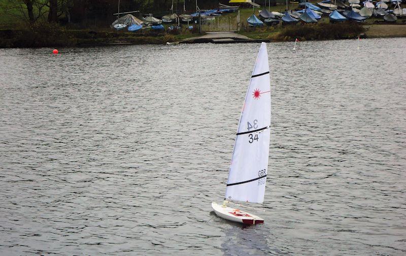 RC Laser Northern District TT event 4 at Burwain photo copyright Tony Wilson taken at Burwain Sailing Club and featuring the RC Laser class